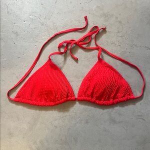 Old Navy Bright Red Bikini Top